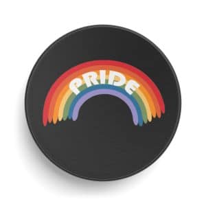 Hockey Puck Pride Rainbow