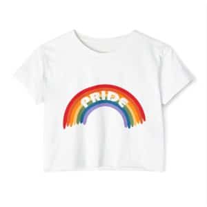 Women's Festival Crop Top Pride Rainbow