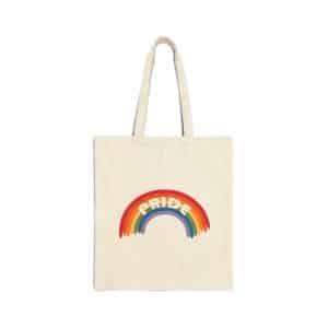 Cotton Canvas Tote Bag Pride Rainbow