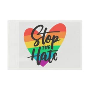 Flag Stop The Hate