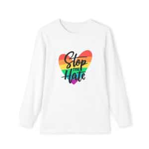 Youth Long Sleeve Holiday Outfit Set Stop The Hate