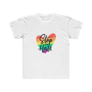 Kids Regular Fit Tee Stop The Hate