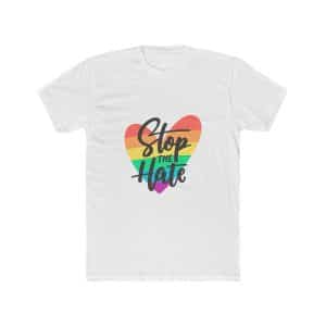 Men's Cotton Crew Tee Stop The Hate