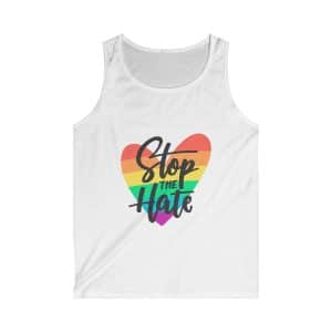 Men's Softstyle Tank Top Stop The Hate