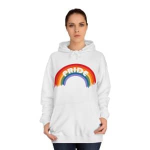 Unisex College Hoodie Pride Rainbow