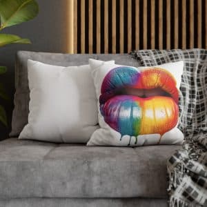 Spun Polyester Square Pillow Case