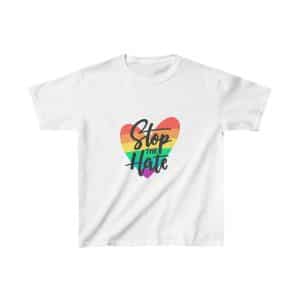 Kids Heavy Cotton™ Tee Stop The Hate