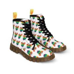 Women's Canvas Boots Stop The Hate