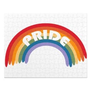 Jigsaw Puzzle (30, 110, 252, 500,1000-Piece) Pride Rainbow