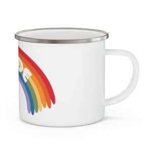 Enamel Camping Mug Pride Rainbow