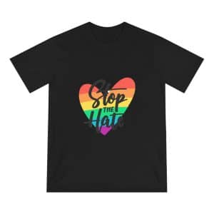 Organic Staple T-shirt Stop The Hate