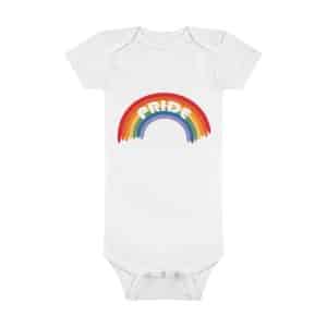 Onesie® Organic Baby Bodysuit Pride Rainbow