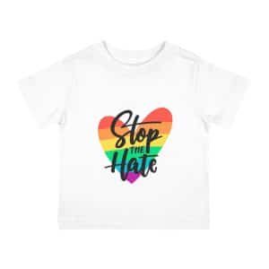 Infant Cotton Jersey Tee Stop The Hate