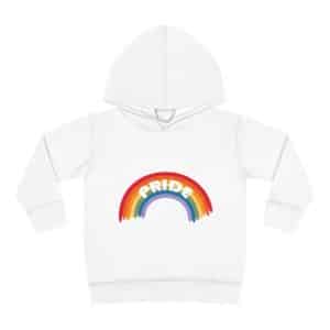 Toddler Pullover Fleece Hoodie Pride Rainbow