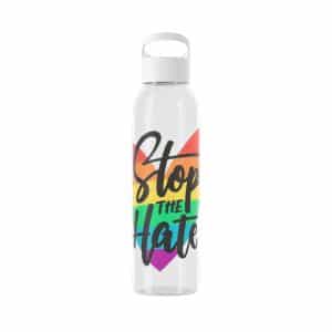 Sky Water Bottle Stop The Hate