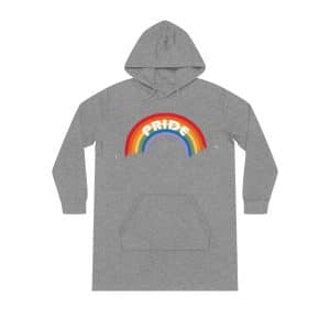 Streeter Hoodie Dress Pride Rainbow