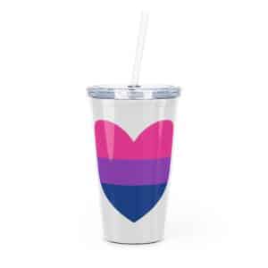 Plastic Tumbler with Straw