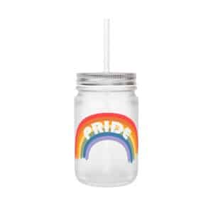 Mason Jar Pride Rainbow