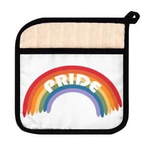 Pot Holder with Pocket Pride Rainbow