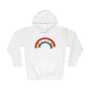 Unisex Fleece Hoodie Pride Rainbow