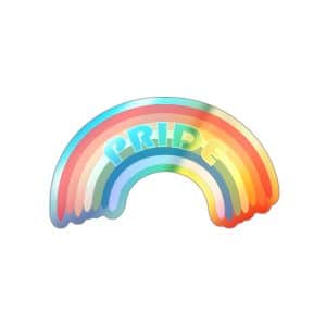 Holographic Die-cut Stickers Pride Rainbow