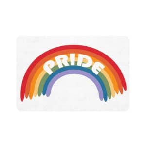 Pet Food Mat (12x18) Pride Rainbow