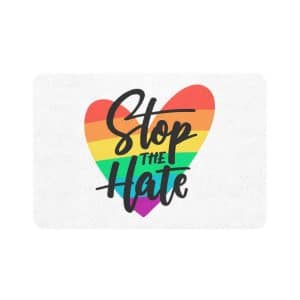 Pet Food Mat (12x18) Stop The Hate