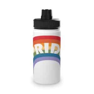 Stainless Steel Water Bottle, Sports Lid Pride Rainbow