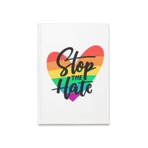 Hardcover Journal (A5) Stop The Hate