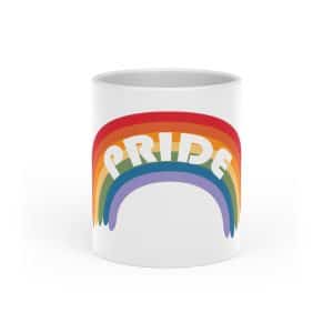 Heart-Shaped Mug Pride Rainbow