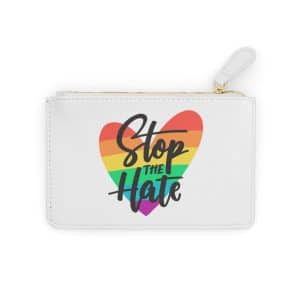 Mini Clutch Bag Stop The Hate