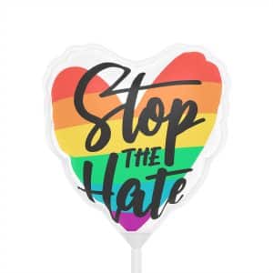 Balloons (Round and Heart-shaped), 6" Stop The Hate