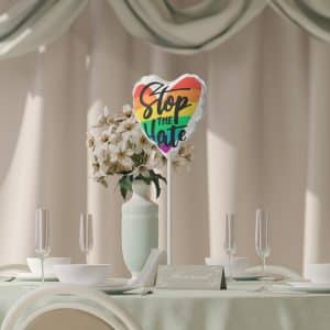 Balloons (Round and Heart-shaped), 6" - Stop The Hate