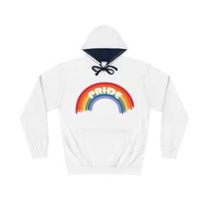 Unisex Varsity Hoodie Pride Rainbow