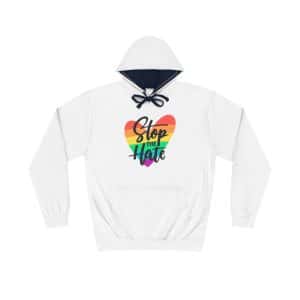 Unisex Varsity Hoodie - Stop The Hate