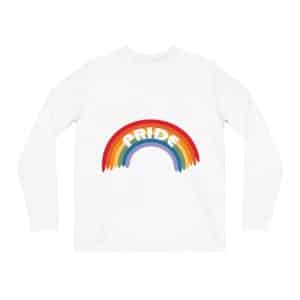 Unisex Shifts Dry Organic Long Sleeve Tee Pride Rainbow