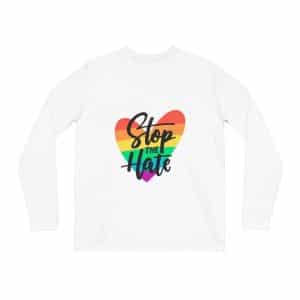 Unisex Shifts Dry Organic Long Sleeve Tee Stop The Hate