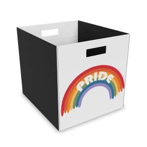 Felt Storage Box Pride Rainbow