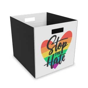 Felt Storage Box Stop The Hate