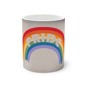 Color-Changing Mug, 11oz Pride Rainbow