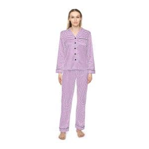 Women's Satin Pajamas (AOP)