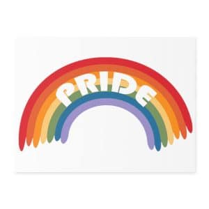 Yard Sign Pride Rainbow