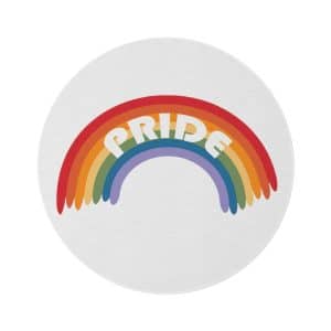 Round Rug Pride Rainbow