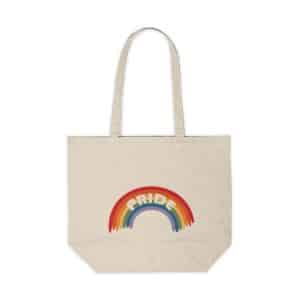 Canvas Shopping Tote Pride Rainbow