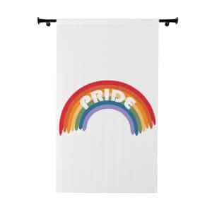 Window Curtains (1 Piece) Pride Rainbow