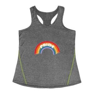 Women's Racerback Sports Top Pride Rainbow