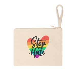 Accessory Zipper Pouch Stop The Hate