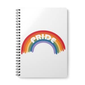 Wirobound Softcover Notebook, A5 Pride Rainbow