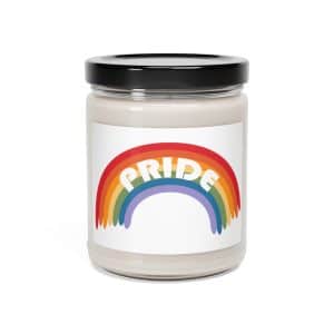 Scented Soy Candle, 9oz Pride Rainbow