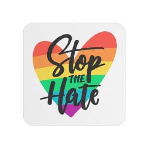 Coasters (50, 100 pcs) Stop The Hate